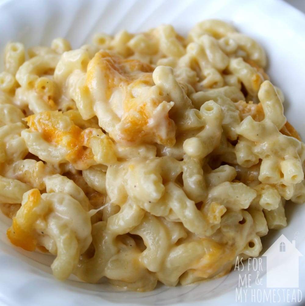 This Three Cheese Homemade Mac and Cheese is comfort food at its finest!