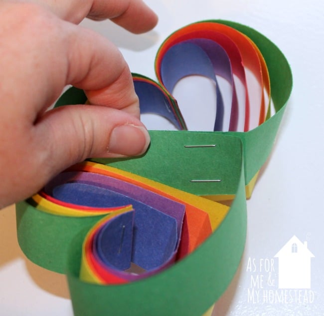 Rainbow Heart Clovers are a simple St. Patrick's Day craft for kids to do.