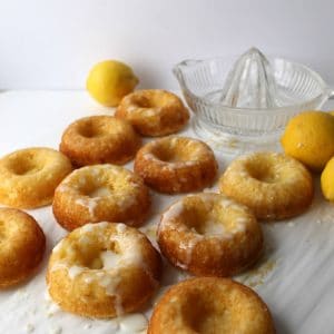 Lemon Donuts with Lemon Glaze