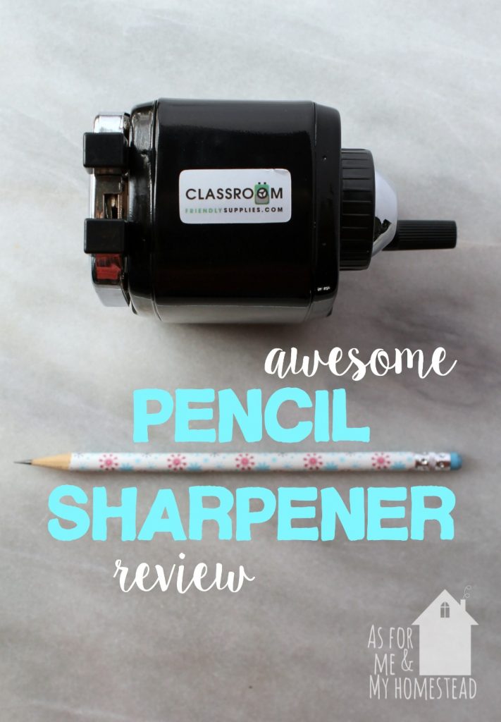 Looking for a well-built pencil sharpener for your homeschool? We put this pencil sharpener to the test -->> read my review!