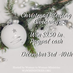 Christmas Blessing Giveaway