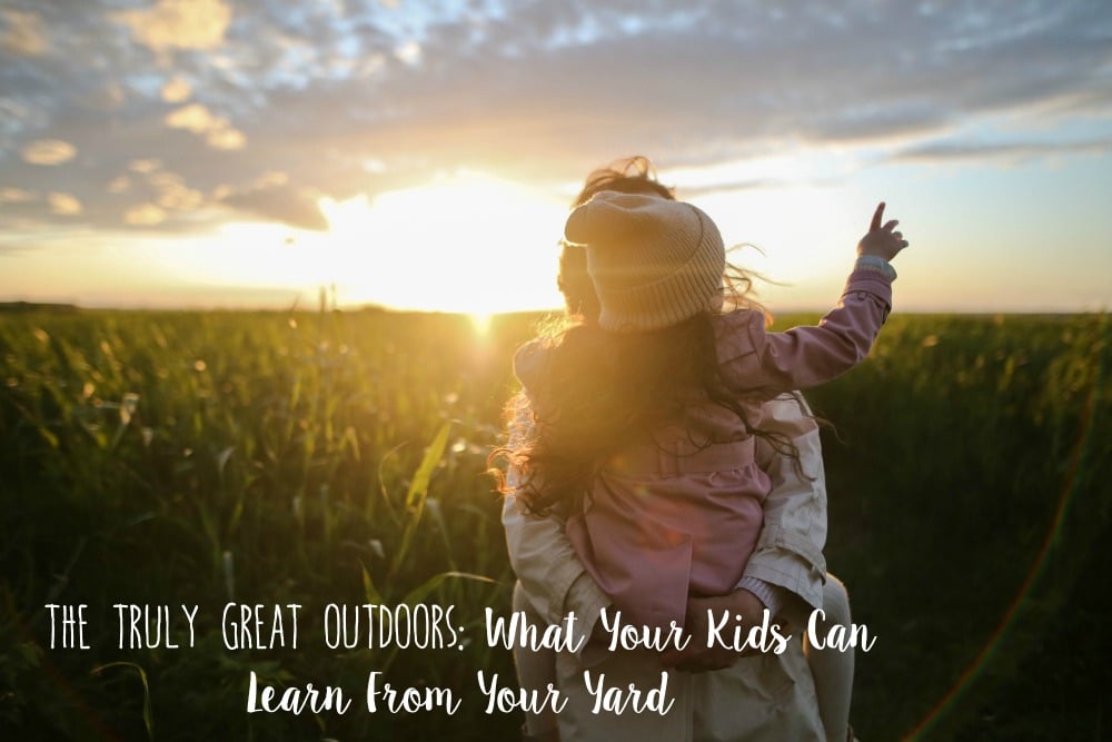 Outdoor learning is so beneficial to kids!  Find out how to incorporate outdoor learning into your children's lives, plus why that's so important!