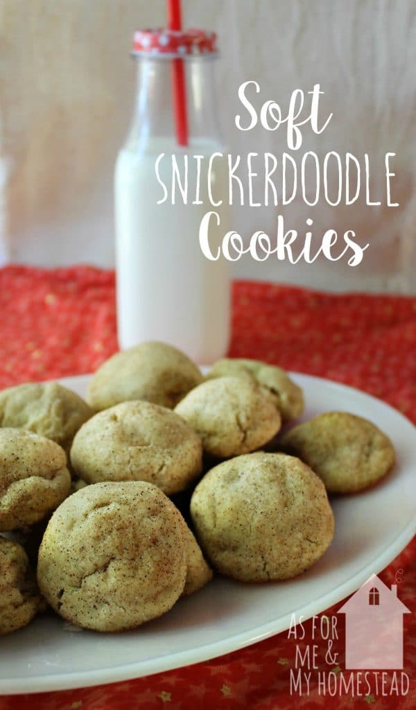 Delicious, soft snickerdoodle cookies that require no chill time!