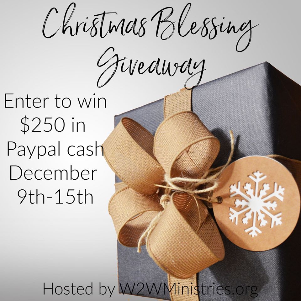 Enter for your chance to win $250 PayPal cash in the Christmas Blessings Giveaway!