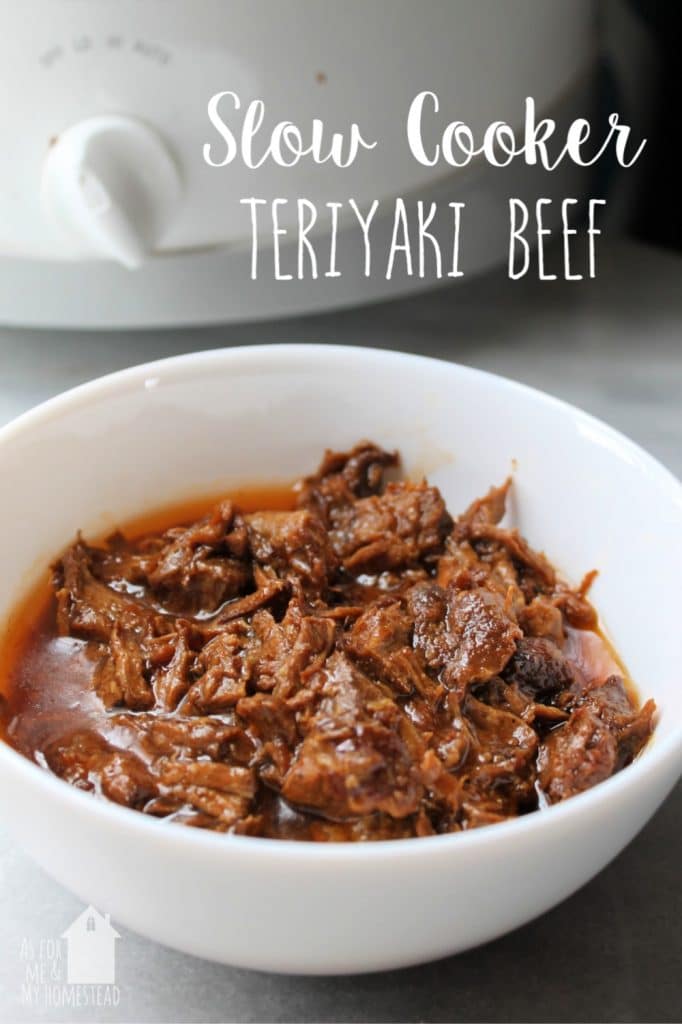 Let dinner make itself tonight, with this flavorful Slow Cooker Teriyaki Beef, made in the CrockPot.