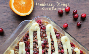 Cranberry Orange Baked Oatmeal